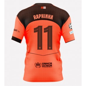 Lacne Muži Futbalové dres Barcelona Raphinha Belloli #11 2025-26 Krátky Rukáv - Tretina